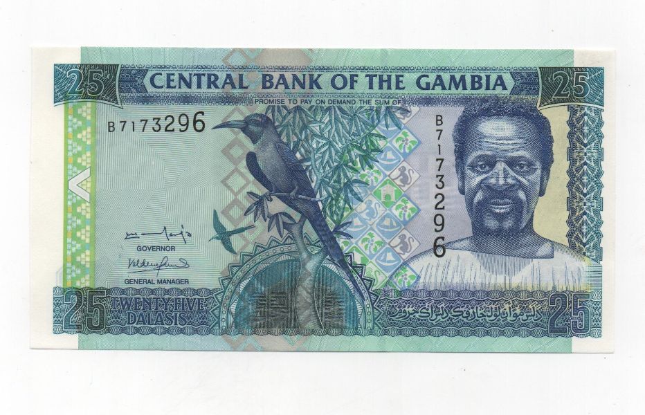 GAMBIA DEL AÑO 2001 DE 25 DALASIS